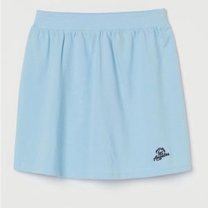 NWOT | H&M Juniors Baby Blue Pique Skirt